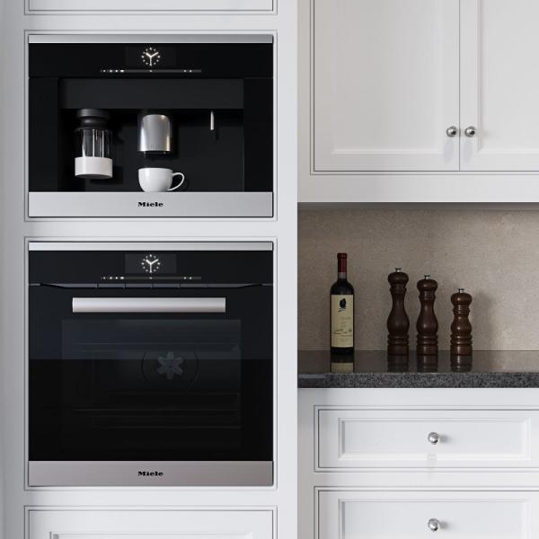 3500mm Modern Brown Cabinet Kitchen L Shaped Pantry For Apartment Villa