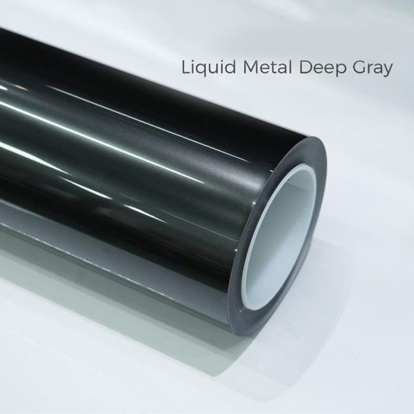 Self Healing Metallic PPF UV Protection PPF Vinyl Wrap Deep Gray