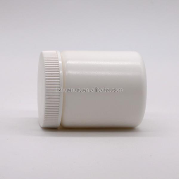 Botella de boca ancha de PE de 105 ml para el canal de distribución de la crema y el polvo medicinal
