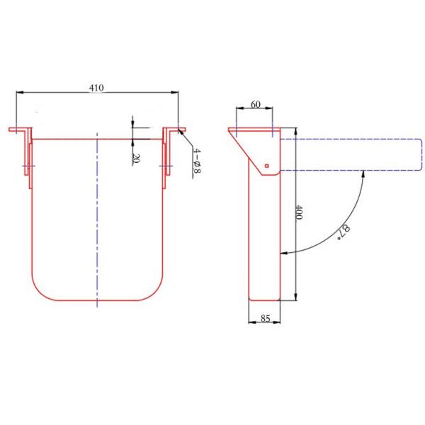HwhongRV campervan Wall Mount Folding Seat campers foldable wall stool van folding wall seats