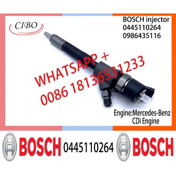 Инжектор топлива 0445110263 injetor BOSCH общий 0445110264 0986435115 0986435116 A6460700487 для CDi Мерседес-Benz