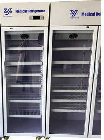 Small lab freezer pharmacy refrigerator medical/ laboratory/4 degree blood bank/ Vertical Drug
