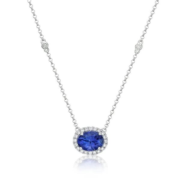 925 Sterling Silver Yellow Gold Plated Oval Cut Tanzanite Bracelet