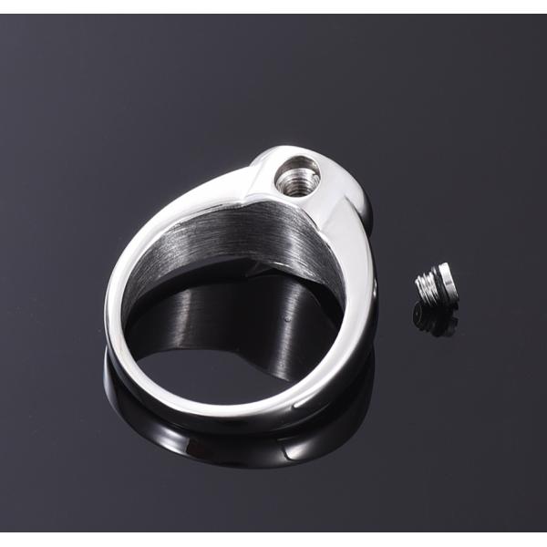Stainless Steel Cremation Ring For Ash Cross Memorial Urn Jewelry Human/Pet Ash Holder Style Fashionable