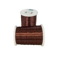Couche de fil de trame enduite en émail rond en cuivre Polyamide Imide HAI 0,20 mm-2,00 mm Unique