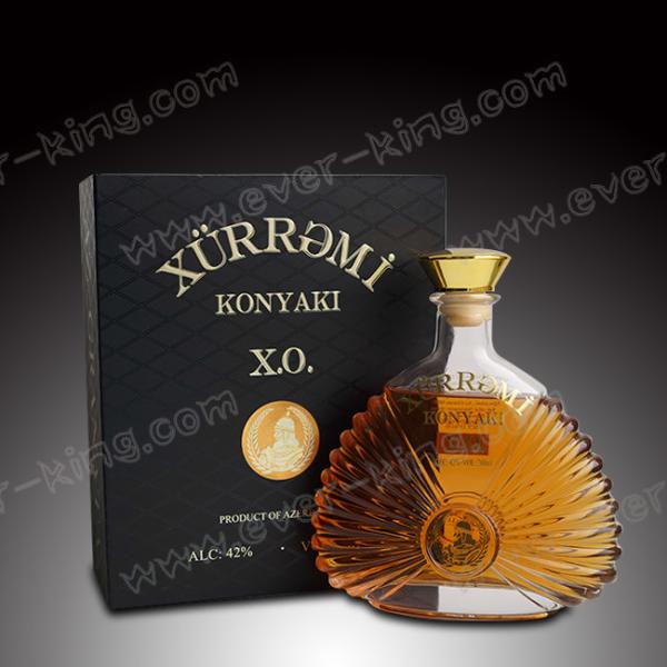 Бутылки ликера 750 ML овальные стеклянные