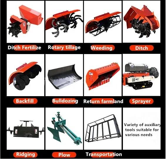 Farm International Crawler Tractor Mushroom Crawler Cultivation Cultivator