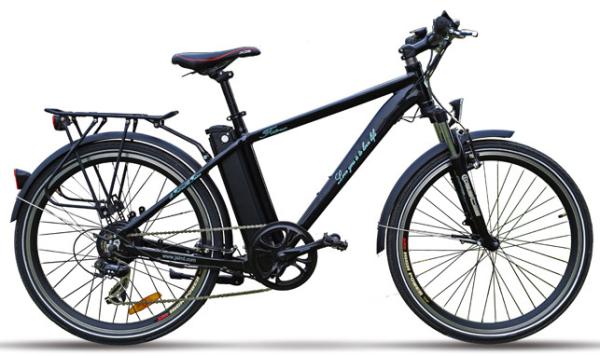 Pedal Powered Electric Bike , Intelligent Brushless Motor Assisted Bike