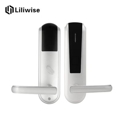 Tensão de funcionamento 6V liga de zinco da fechadura da porta Keyless durável do cartão chave com balizas luminosas conduzidas
