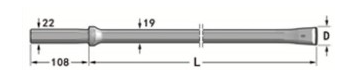 Plug Hole Integral Steel High Grade Alloy Steel Tungsten Carbide Tip For Direct Energy Transmission Superior Chip Flushing