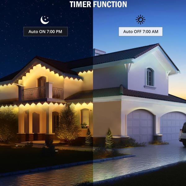 IP65 Lumière solaire décorative 10M 20M 30M 50M Lumières extérieures sous évier