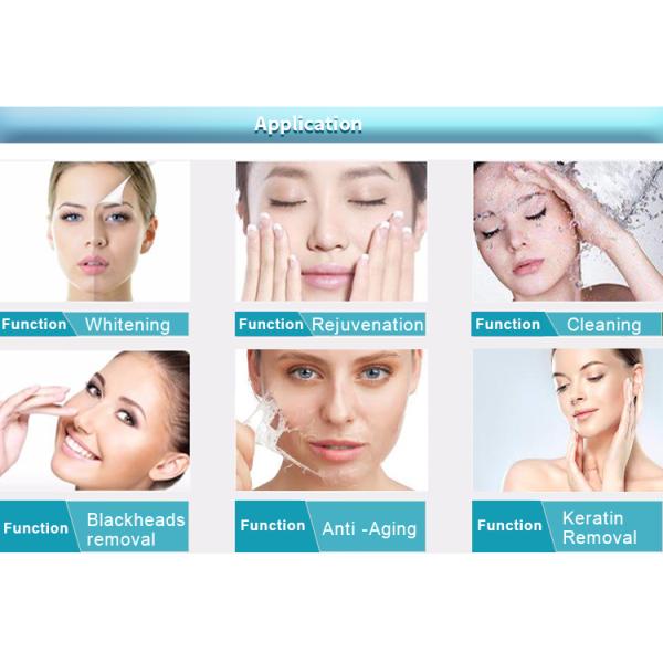 Limpieza de alta frecuencia de la máquina de la belleza de Jet Peel 220v del oxígeno profundamente antienvejecedora