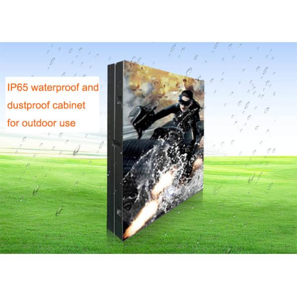 6500 Nits Billboard LED Display Outdoor All Weather Resistant Cold Steel Cabinet