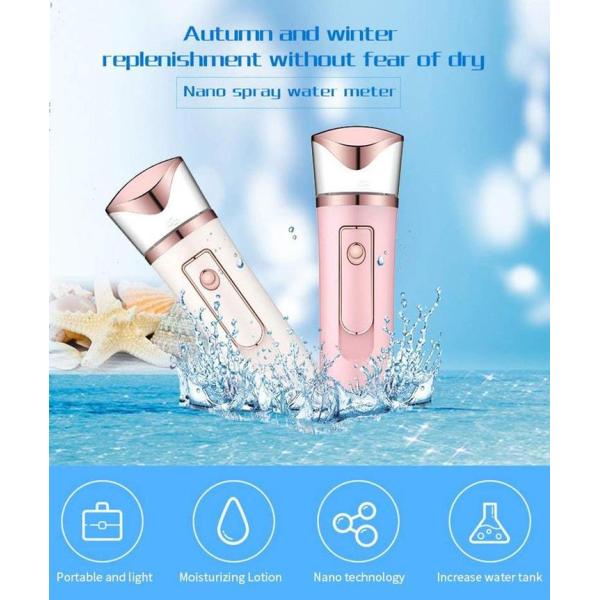 0.3 Um Atomization Nano Facial Mister 30 Ml Tank Capacity Nano Mister Sprayer