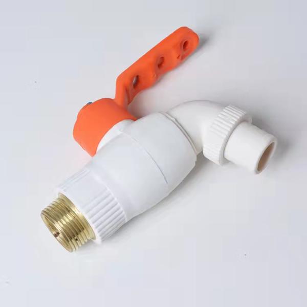 Smooth Hand White ABS Plastic Basin Faucet Water Tap for Kitchen Bathroom Best Seller