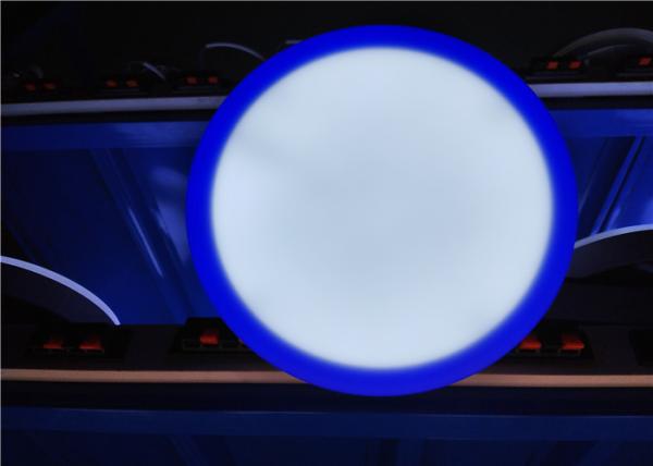 Frameless Punch Stamp Aluminium Round Surface Panel Dual Color Panel Lights