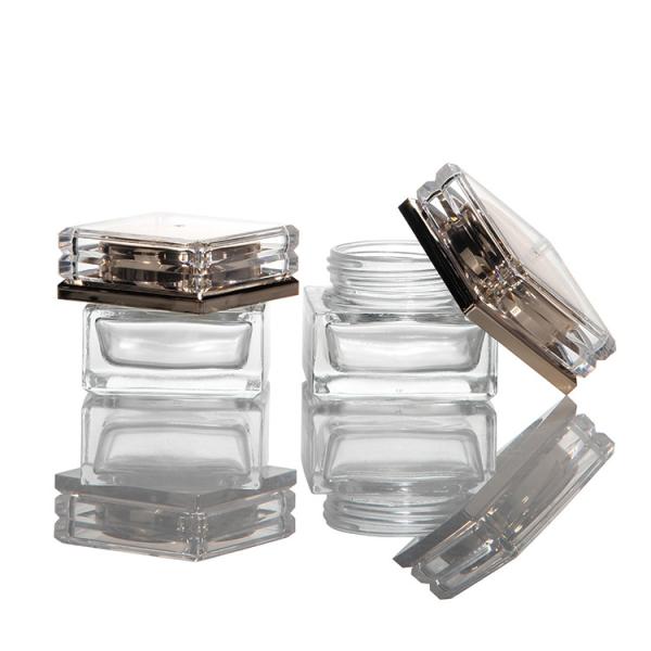 Best-Selling Custom Cosmetic Packaging Bottle Round Clear Pet Cosmetic Lotion Bottle Cream Jar