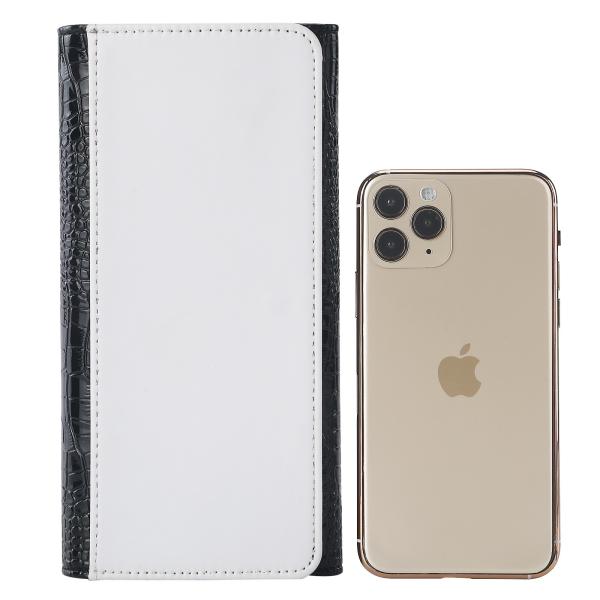 Alligator Skin Mens Trifold Wallet Custom Printing Leather Sublimation Wallet Blanks
