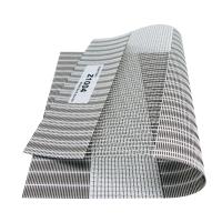 Contrôle intelligent largeur 3m électrique double blinds à rouleaux à obscurcissement zèbre tissu motorisé