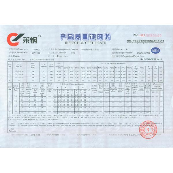 Высокие шарики горячей завальцовки твердости стальные, выкованный меля шарик средств стальной