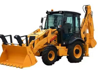 Liugong Clg764 8.3 Ton 1m3 Bucket Excavator Wheel Backhoe Loader