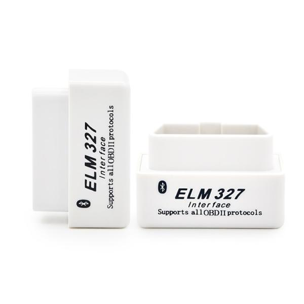 White V1.5 Super Bluetooth ELM 327 optional Version 1.5 elm327 interface supports Torque Car Code
