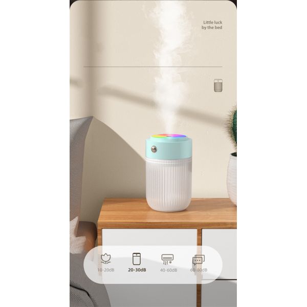 Tabletop 250ml Essential Oil Diffuser Humidifier Colorful LED Lamp Mini Humidifier
