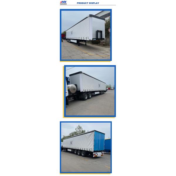 3 Axle 60 Tons Load 40 Ft Container Transport 17 Meter Box Cargo Long Dry Van Semi-Trailer