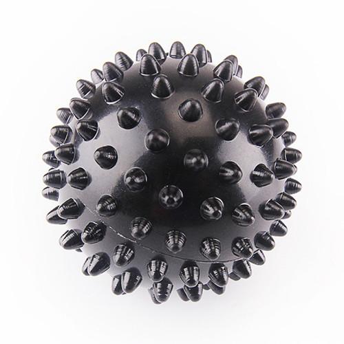 Black Yoga Gym Spiky Massage Ball Trigger Points Therapy Ball Non Toxic