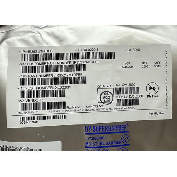 Держатель IC 32-VFQFN управления силы обломока IR35217MTRPBF интегральной схемаы поверхностный