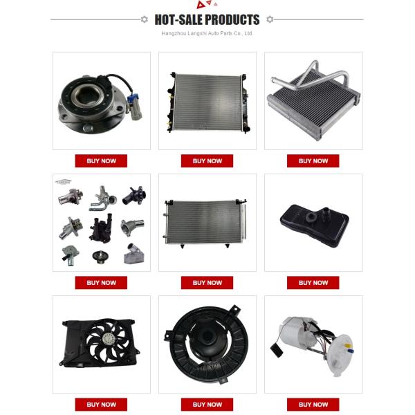 Refrigerante del motor del coche Refrigerador del radiador de aluminio Tanque de agua para Hyundai ELANTRA 2531008100