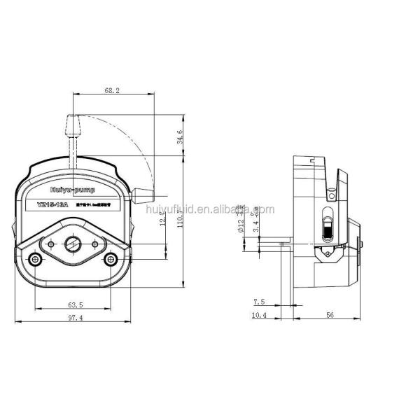 YZ35 YZ15 YZ25 легкая нагрузка BZ15 BZ25 стандартная KZ25 быстрая нагрузка KZ35 PPS PSF PSU нержавеющая сталь легкая нагрузка перистальтическая насосная головка