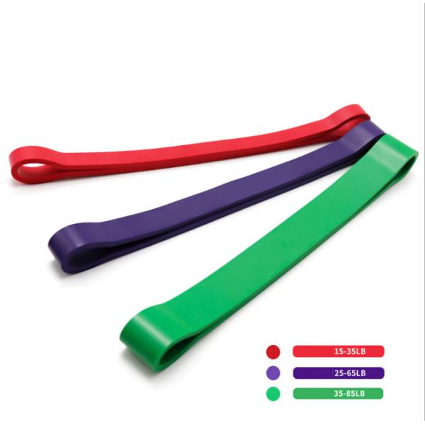 Various Color 100% Natural Latex Yoga TPE Elastic Stretch Custom Resistance Bands Exercise Band
