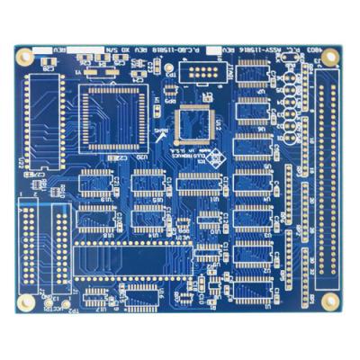 FR4 Double Sided PCB Blue Solder Mask for Electronic Mini Pad