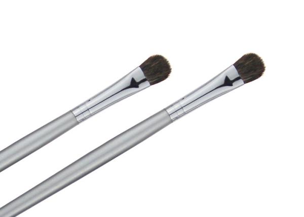 Silver Eyeshadow Concealer Makeup Brush Wood Handle And Weasel Hair For Eyes