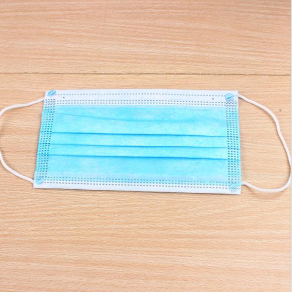 Blue Disposable Mouth Mask / Dental Mouth Mask Medical Personal Care
