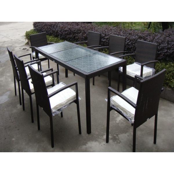 outdoor dining set rattan chair and table