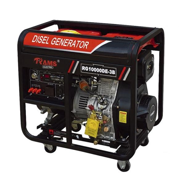 Watts avaliados do motor de HP do gerador de poder 15 8500 diesel portáteis de 60HZ 7kw