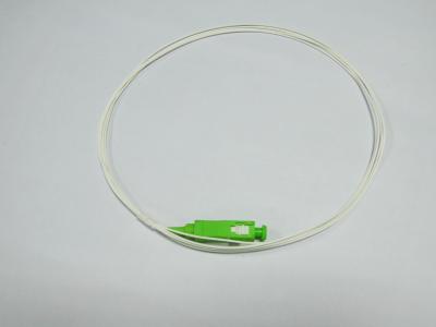 Trança branca da fibra ótica do branco da manutenção programada SX 0.9mm do SC APC do cabo para a transmissão video, transmissão de dados