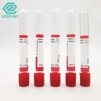 do tampão vermelho liso do tubo da coleção do sangue do vácuo 10ml de 13x75mm tubo da coagulação pro