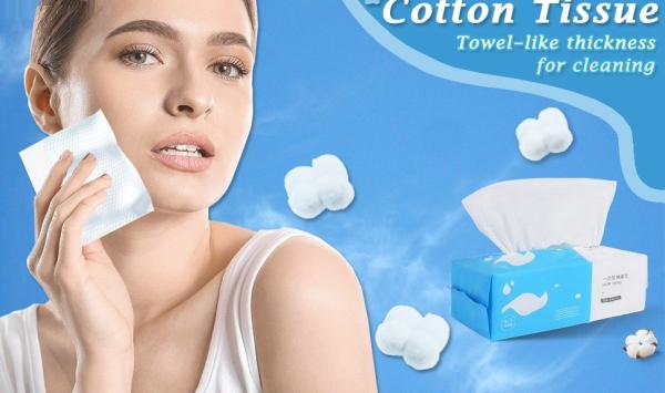Disposable Face Towel,Cotton Dry Paper Towel, Face Wash Towel,Facial Cotton Tissue, Makeup Removal Towel, Travel Dry