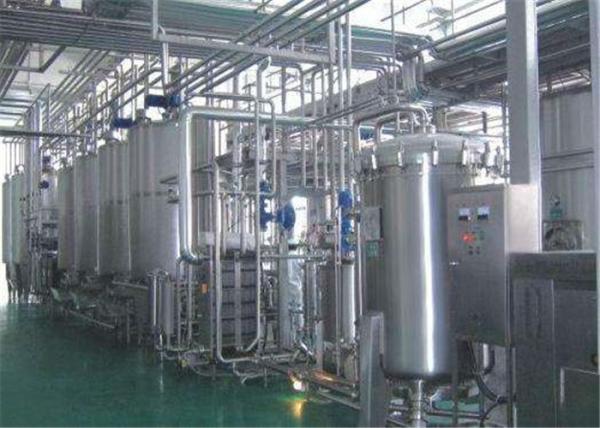 Fat UHT Milk Production Line 500L 1000L 2000L Full Automatic Cheese Processing Machine
