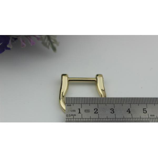 Nickel Plated Metal D Ring Buckle Bag Fittings,18MM Zinc Alloy D-ring For Handbag