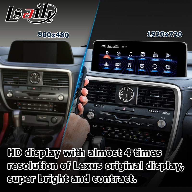 HD 12,3-дюймовый Android-экран для Lexus RX350 RX450h Lsailt Android Auto Carplay
