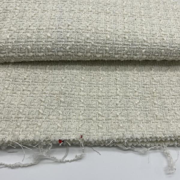 Medium Weight Wool Tweed Fabric High Durability 90%Polyester 10%Wool 145cm 402gsm S08-052
