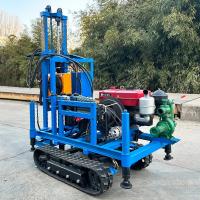 Forage de puits hydrauliques à petit moteur diesel 100m 150m 200m