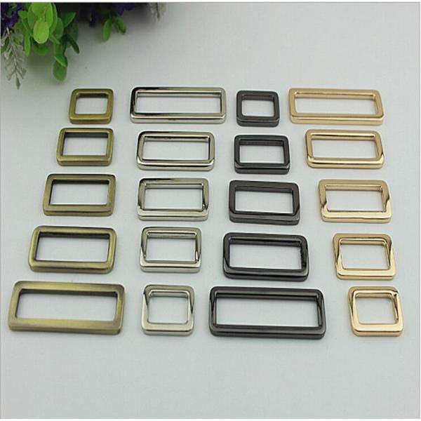 Wholesale Factory Made Thickness 3.5 MM Zinc Alloy Metal Square Buckle For Handbag