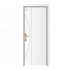 Modern Interior Finished Melamine Wooden Door 2.1m Height Waterproof