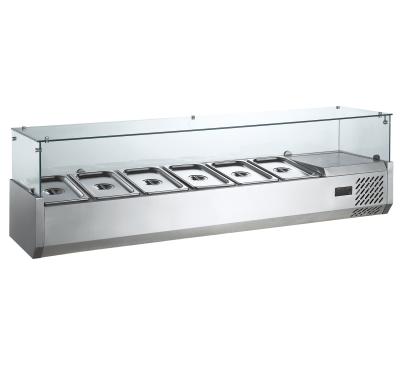 Salad Bar Refrigerator Sale/Buffet Salad Bar Refrigeration Equipment