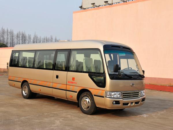 ISUZU Diesel Engine Coaster Minibus Passenger City Rider Bus Straight Beam Framework
